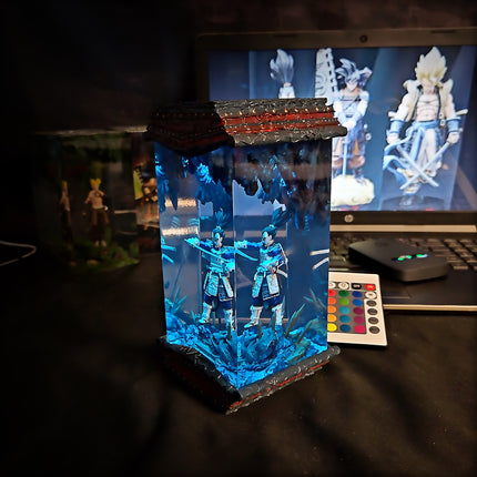 Vegeta Shogun Resin Lamp