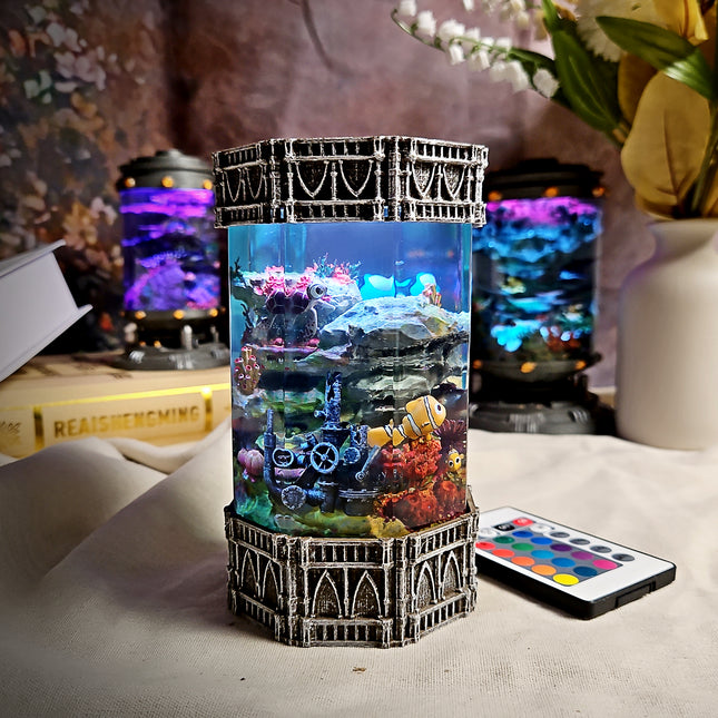 Nemo - Octagon Resin Lamp