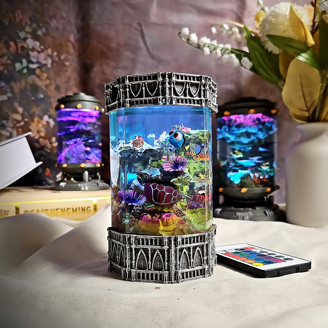 Nemo - Octagon Resin Lamp
