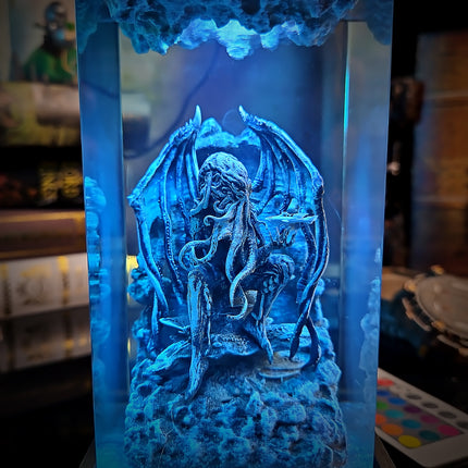 Cthulhu Resin Lamp