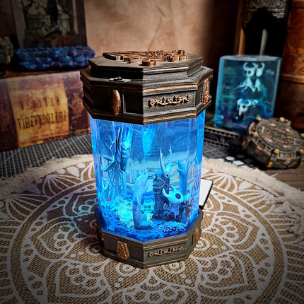 Hollow Knight V1  -  Octagonal Resin Lamp