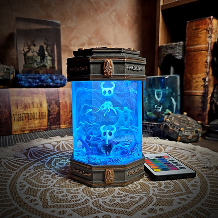 Hollow Knight V2  -  Octagonal Resin Lamp