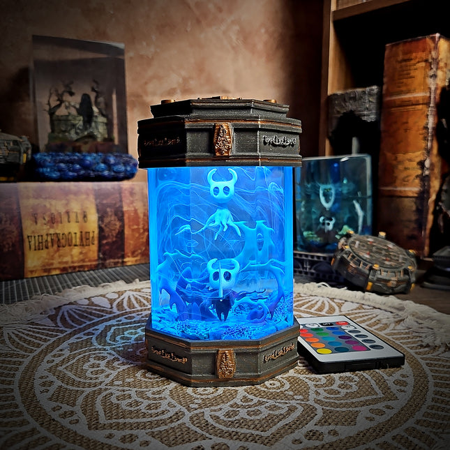 Hollow Knight V2  -  Octagonal Resin Lamp - LEE'S AREA