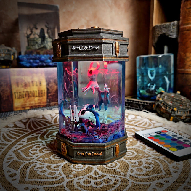 Hollow Knight V2  -  Octagonal Resin Lamp - LEE'S AREA