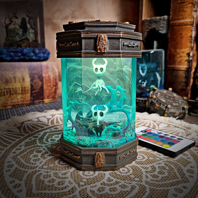 Hollow Knight V2  -  Octagonal Resin Lamp - LEE'S AREA