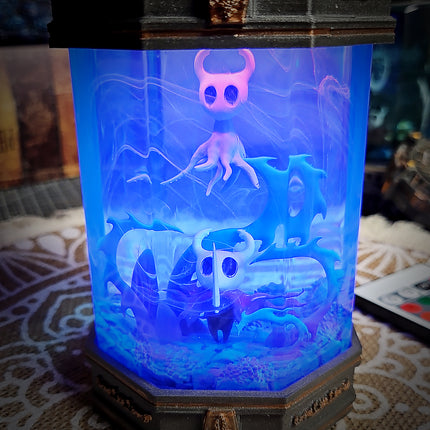 Hollow Knight V2  -  Octagonal Resin Lamp