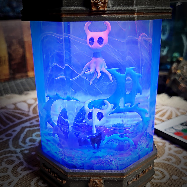 Hollow Knight V2  -  Octagonal Resin Lamp