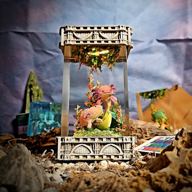 Axolotl Resin Lamp V1 LEE'S AREA