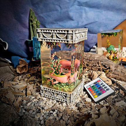 Axolotl Resin Lamp V1