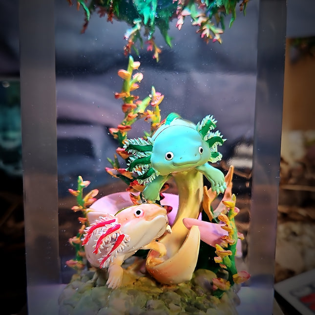 Axolotl Resin Lamp V2