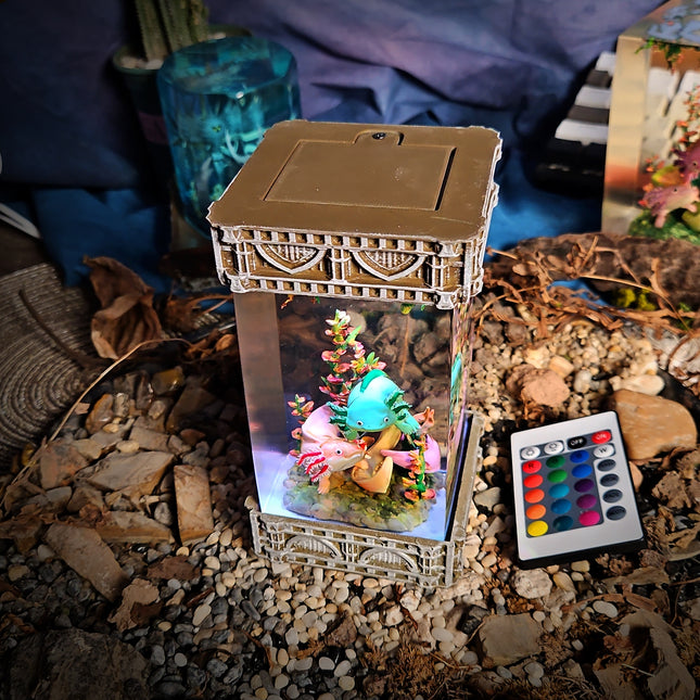 Axolotl Resin Lamp V2 - LEE'S AREA