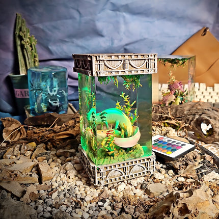 Axolotl Resin Lamp V1