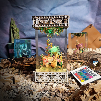 Axolotl Resin Lamp V1