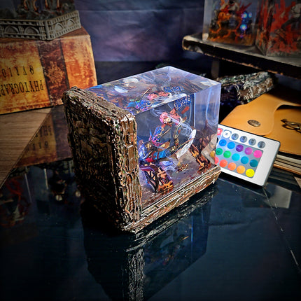 VI DIORAMA(Vi vs Jinx) – League of Legends Resin Lamp