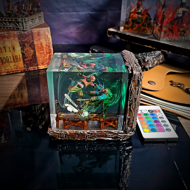 VI DIORAMA(Vi vs Jinx) – League of Legends Resin Lamp - LEE'S AREA