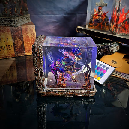 VI DIORAMA(Vi vs Jinx) – League of Legends Resin Lamp