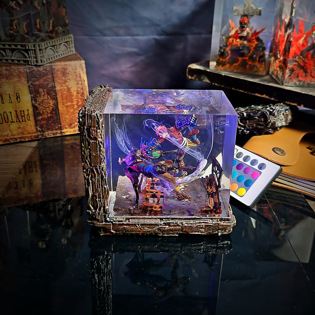 VI DIORAMA(Vi vs Jinx) – League of Legends Resin Lamp - LEE'S AREA