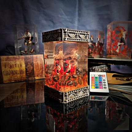 Chainsaw Man Chibi V2 Resin Lamp