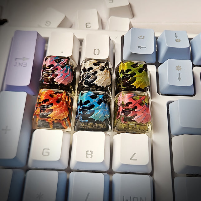 Dragon V1 Keycap – White - LEE'S AREA