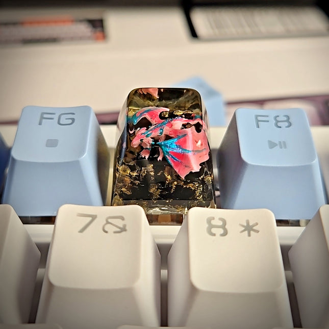 Dragon V1 Keycap – White - LEE'S AREA