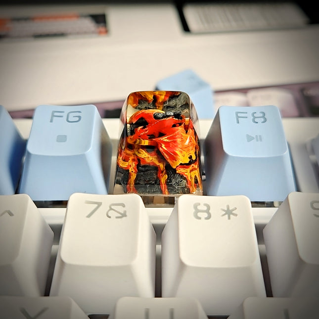 Dragon V1 Keycap – White - LEE'S AREA