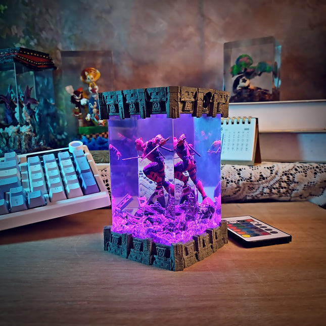 Marvel - Deadpool Resin Lamp V1 LEE'S AREA