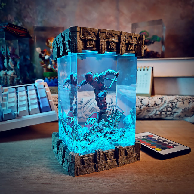 Marvel - Deadpool Resin Lamp V1 LEE'S AREA