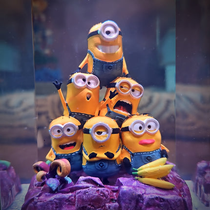Minion Resin Lamp