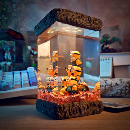 Minion Resin Lamp