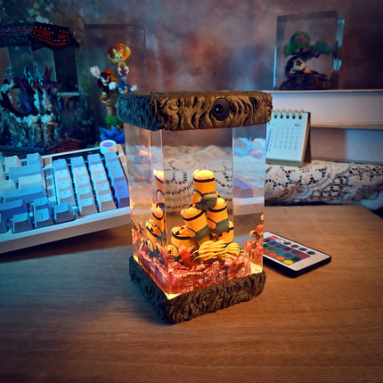 Minion Resin Lamp