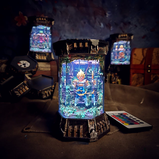 VEGETA – Saiyan Pride Hexagon Resin Lamp