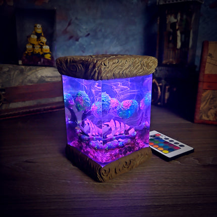 Appa & Momo Resin Lamp