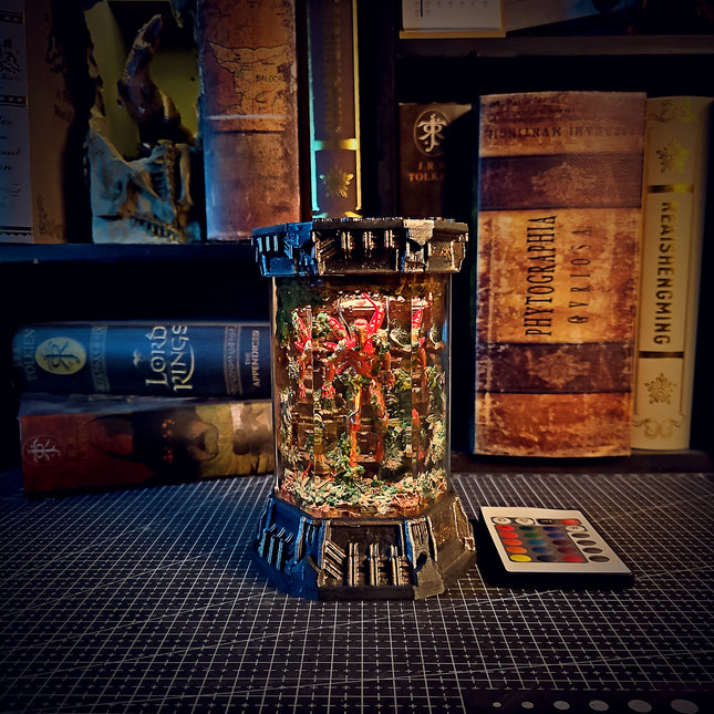 IRON MAN V1 – Arc Reactor Core Hexagon Resin Lamp - LEE'S AREA