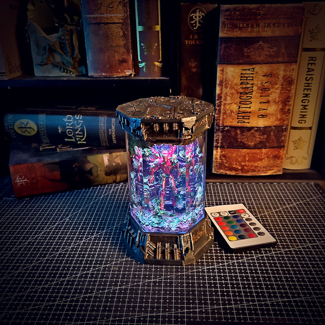 IRON MAN V1 – Arc Reactor Core Hexagon Resin Lamp - LEE'S AREA