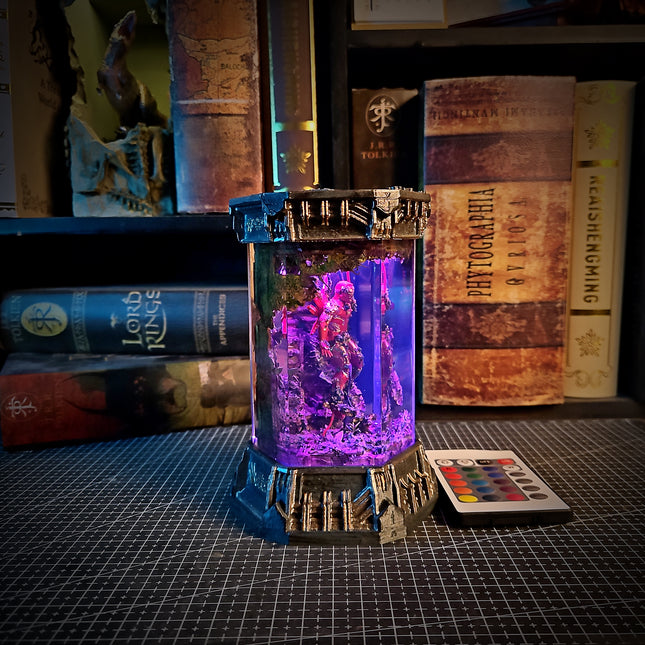 IRON MAN V1 – Arc Reactor Core Hexagon Resin Lamp - LEE'S AREA