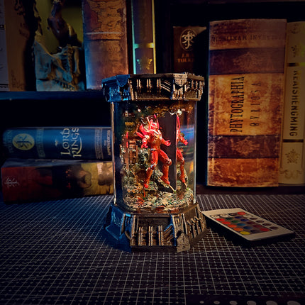 IRON MAN V2 – Battle Ready Hexagon Resin Lamp