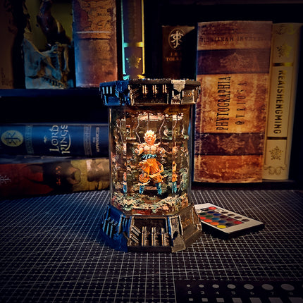 GOKU – Ultra Instinct Hexagon Resin Lamp