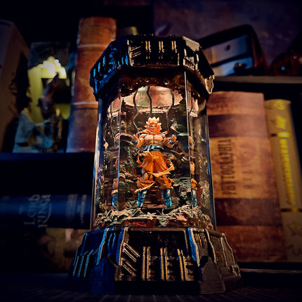 GOKU – Ultra Instinct Hexagon Resin Lamp