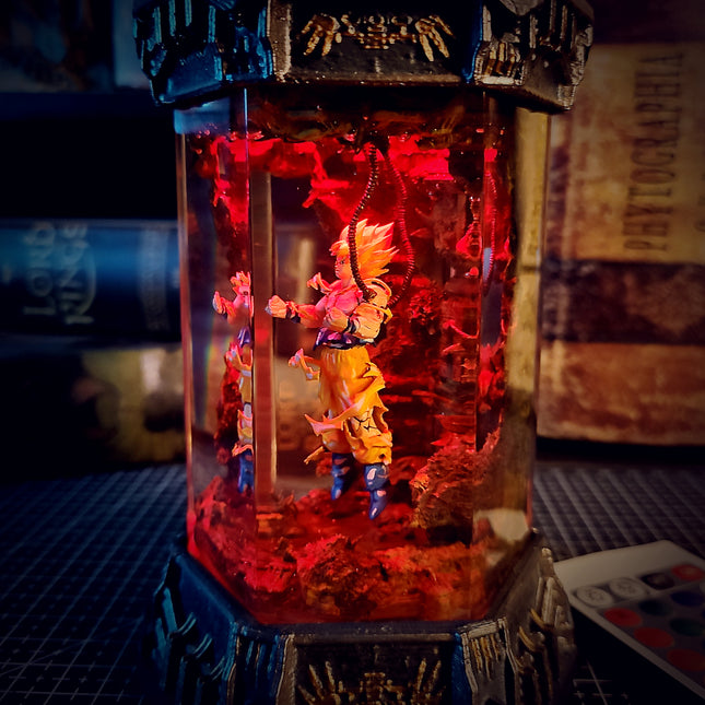 GOKU – Ultra Instinct Hexagon Resin Lamp - LEE'S AREA