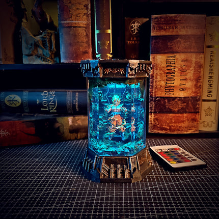 GOKU – Ultra Instinct Hexagon Resin Lamp