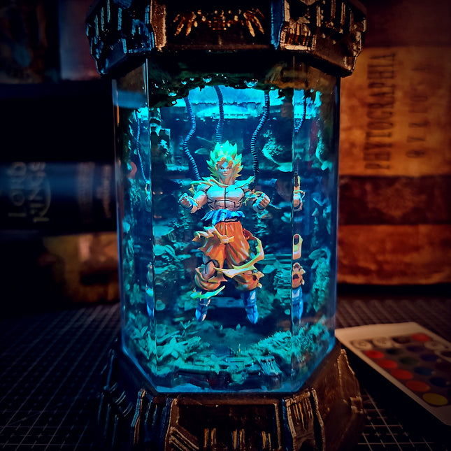 GOKU – Ultra Instinct Hexagon Resin Lamp - LEE'S AREA