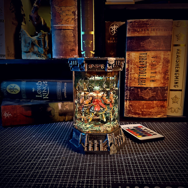BROLY – The Legendary Super Saiyan Hexagon Resin Lamp - LEE'S AREA