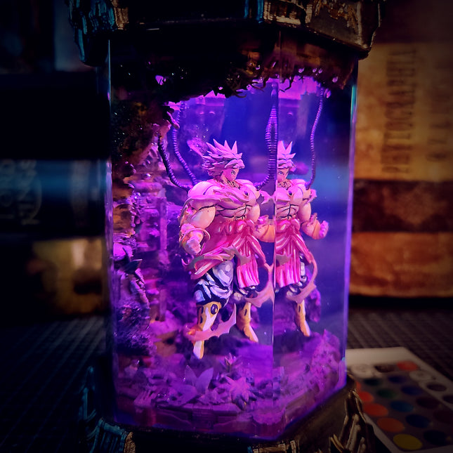 BROLY – The Legendary Super Saiyan Hexagon Resin Lamp - LEE'S AREA