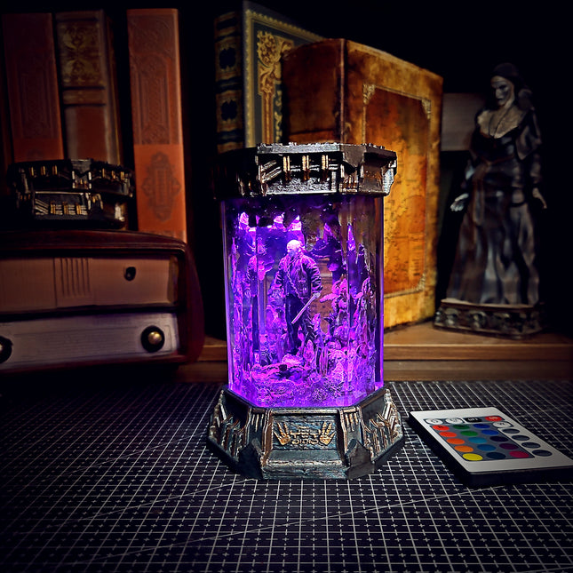 JASON – The Silent Killer Hexagon Resin Lamp - LEE'S AREA
