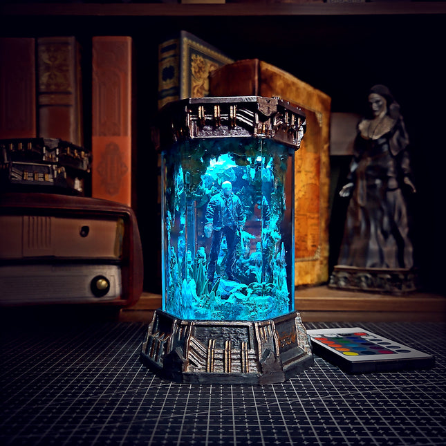 JASON – The Silent Killer Hexagon Resin Lamp - LEE'S AREA