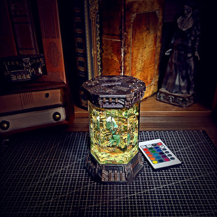 RAPTOR – The Silent Hunter Hexagon Resin Lamp