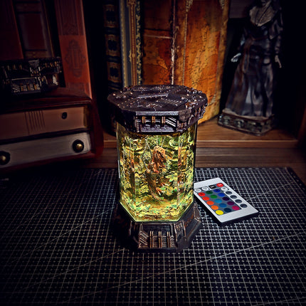 T-REX – King of the Lab Hexagon Resin Lamp