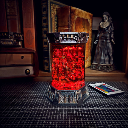 T-REX – King of the Lab Hexagon Resin Lamp