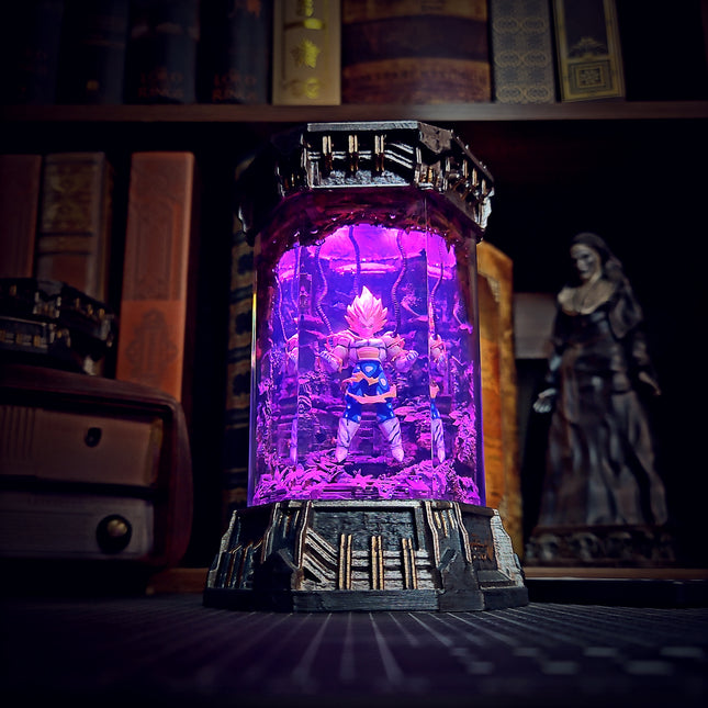 VEGETA – Saiyan Pride Hexagon Resin Lamp - LEE'S AREA