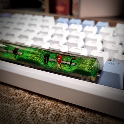 Plants And Zombies Space Keycap